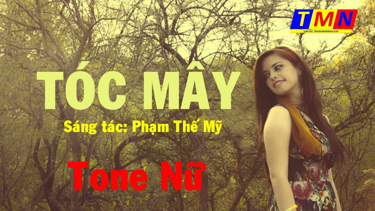 TÓC MÂY  KARAOKE  Tone NAM  FFa Trưởng   YouTube